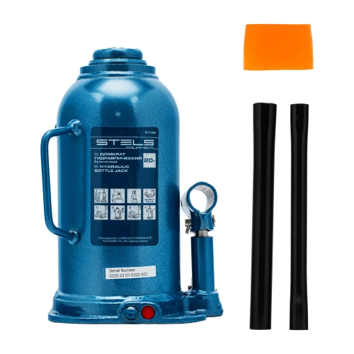 Домкрат гидравлический бутылочный, 20 т, h подъема 235-445 мм Stels по ценам производителя в Екатеринбурге с доставкой по всей России