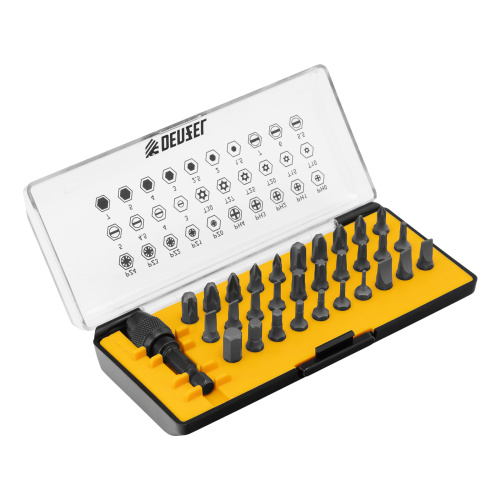 Набор инструментов, 1/2", 1/4", CrV, S2, пластиковый кейс, 100 предметов Denzel по ценам производителя в Екатеринбурге с доставкой по всей России