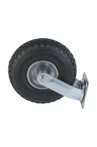 Колесо пневматическое резиновое 260 мм PRS 85 поворотное на кронштейне по ценам производителя в Екатеринбурге с доставкой по всей России