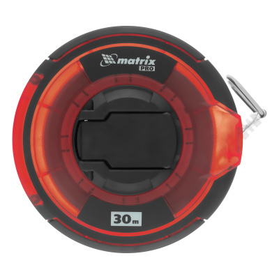 Рулетка геодезическая 30 м х 12,5 мм, закрытый корпус, стальная лента, односторонняя шкала, Pro Matrix по ценам производителя в Екатеринбурге с доставкой по всей России