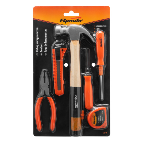 Набор инструментов бытовой, 6 предметов Sparta по ценам производителя в Екатеринбурге с доставкой по всей России
