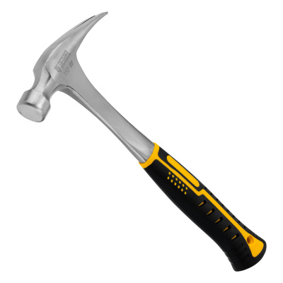 Молоток-гвоздодер 350 г, цельнометаллический, двухкомпонентная рукоятка Denzel по ценам производителя в Екатеринбурге с доставкой по всей России
