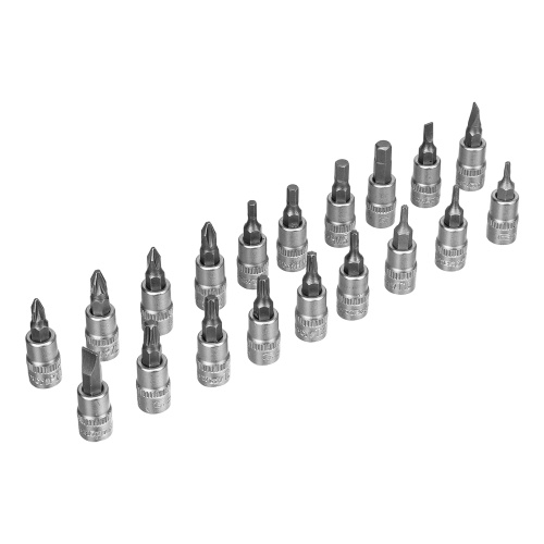 Набор инструментов, 1/2", 3/8", 1/4", пластиковый кейс 160 предм. Сибртех по ценам производителя в Екатеринбурге с доставкой по всей России