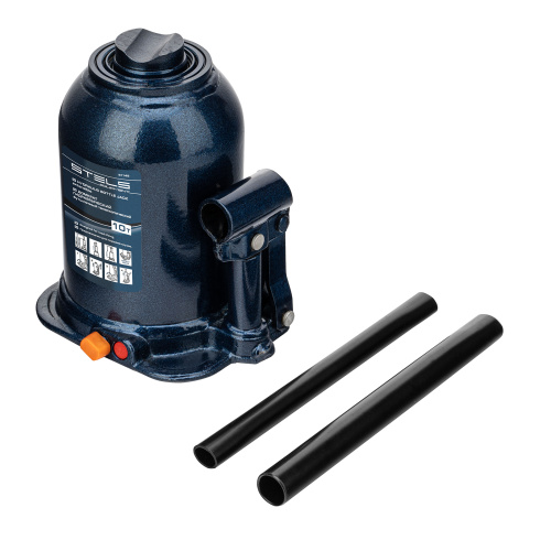 Домкрат гидравлический бутылочный телескопический, 10 т, подъем 180-450 мм Stels по ценам производителя в Екатеринбурге с доставкой по всей России