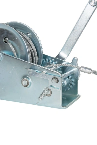 Лебедка ручная барабанная с тросом 1300кг  20м оцинкованная TOR FD по ценам производителя в Екатеринбурге с доставкой по всей России