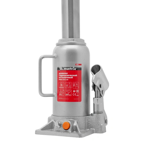 Домкрат гидравлический бутылочный, 12 т, h подъема 230-465 мм Matrix по ценам производителя в Екатеринбурге с доставкой по всей России