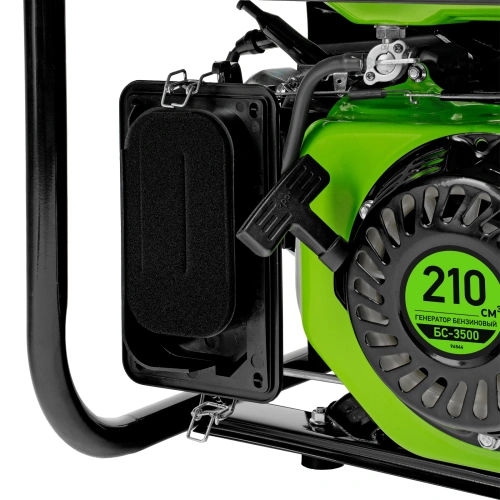 Генератор бензиновый БС-3500, 3.2 кВт, 230В, четырехтактный, 15 л, ручной стартер Сибртех по ценам производителя в Екатеринбурге с доставкой по всей России