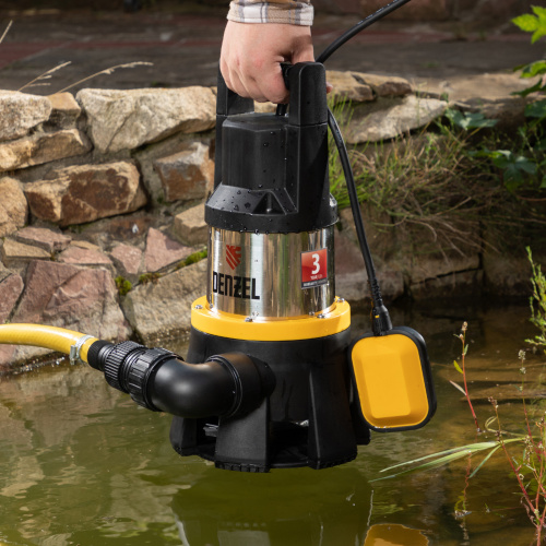 Дренажный насос DP1400X, 1400 Вт, подъем 11 м, 25000 л/ч Denzel по ценам производителя в Екатеринбурге с доставкой по всей России