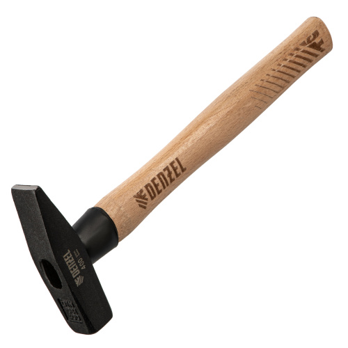 Молоток слесарный, 400 г, кованый квадратный боек, буковая рукоятка Denzel по ценам производителя в Екатеринбурге с доставкой по всей России