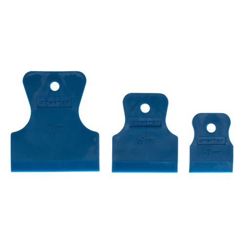 Набор шпателей 40-60-80 мм, 3 шт, Сибртех по ценам производителя в Екатеринбурге с доставкой по всей России