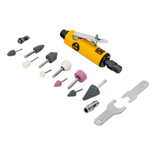 Пневмошлифмашина прямая PGS25000, 25000 об/мин, 10 шлиф. камней, цанга - 3, 6 мм, 113 л/мин Denzel по ценам производителя в Екатеринбурге с доставкой по всей России