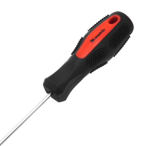 Отвертка Anti-Slip, SL3 х 100 мм, CrV, двухкомпонентная рукоятка Matrix по ценам производителя в Екатеринбурге с доставкой по всей России