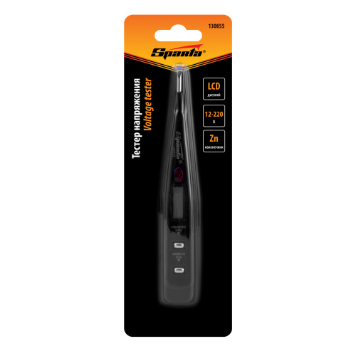 Тестер напряжения 12-220 В, жидкокристаллический дисплей с неоновой лампочкой Sparta по ценам производителя в Екатеринбурге с доставкой по всей России