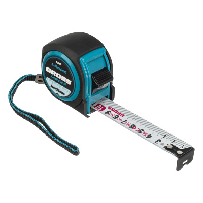 Рулетка Komfortabel 5 м х 25 мм,обрезиненный корпус Gross по ценам производителя в Екатеринбурге с доставкой по всей России