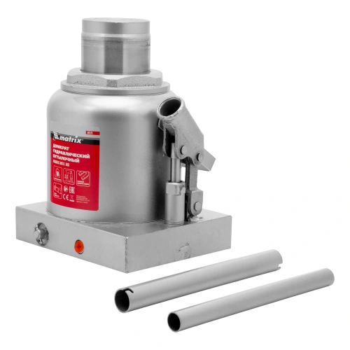 Домкрат гидравлический бутылочный, 50 т, h подъема 236-356 мм Matrix по ценам производителя в Екатеринбурге с доставкой по всей России