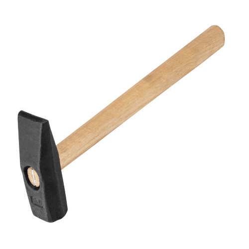 Молоток слесарный, 1000 г, квадратный боек, деревянная рукоятка по ценам производителя в Екатеринбурге с доставкой по всей России