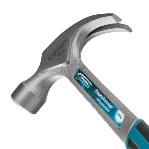 Молоток-гвоздодер, 570 г, цельнокованый, трехкомпонентная рукоятка Gross по ценам производителя в Екатеринбурге с доставкой по всей России