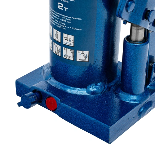 Домкрат гидравлический бутылочный телескопический, 2 т, H подъема 170-380 мм Stels по ценам производителя в Екатеринбурге с доставкой по всей России