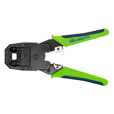 Клещи для обжима телефонных и компьютерных клемм 4P, 6P, 8P, функция обрезания проводов Сибртех по ценам производителя в Екатеринбурге с доставкой по всей России