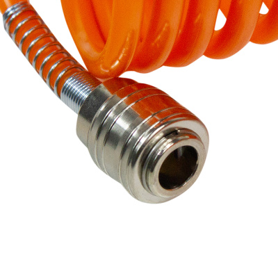 Спиральный воздушный шланг с фитингами Rapid,10 бар, 8х6 мм, 15 м. AERO купить в Москве с доставкой по всей России | ProtosMarket.ru