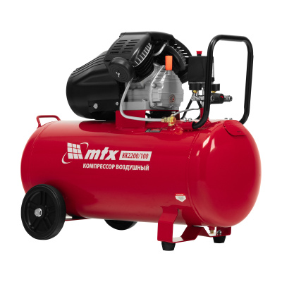 Компрессор воздушный КК-2200/100, 2,2 кВт, 350 л/мин, 100 л, прямой привод, масляный MTX по ценам производителя в Екатеринбурге с доставкой по всей России