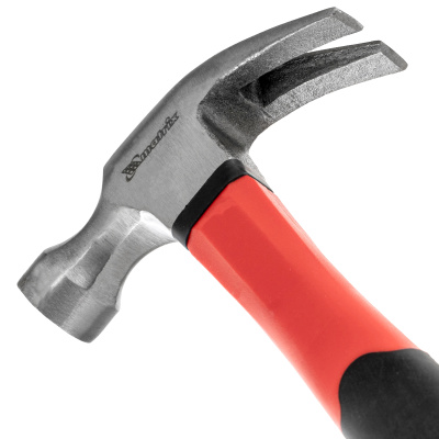 Молоток-гвоздодер optimal, 450 г, боек c магнитом, фибергласовая обрезиненная рукоятка Matrix по ценам производителя в Екатеринбурге с доставкой по всей России