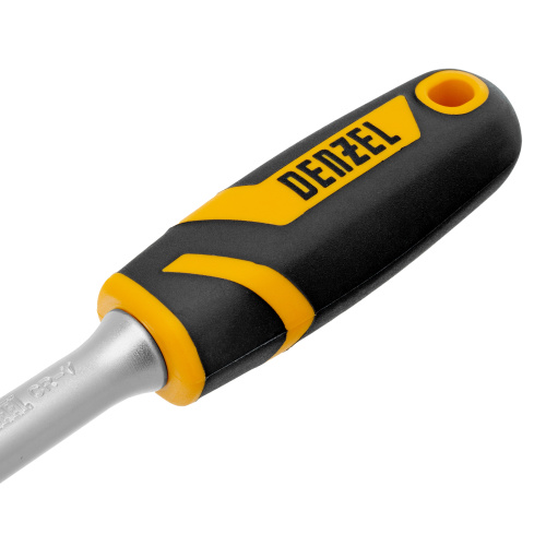 Ключ-трещотка 3/8", 90 зубьев, с быстрым сбросом, CrV Denzel по ценам производителя в Екатеринбурге с доставкой по всей России