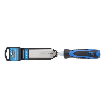 Долото-стамеска, плоская, 30 мм, двухкомпонентная рукоятка, металлический затыльник Барс по ценам производителя в Екатеринбурге с доставкой по всей России