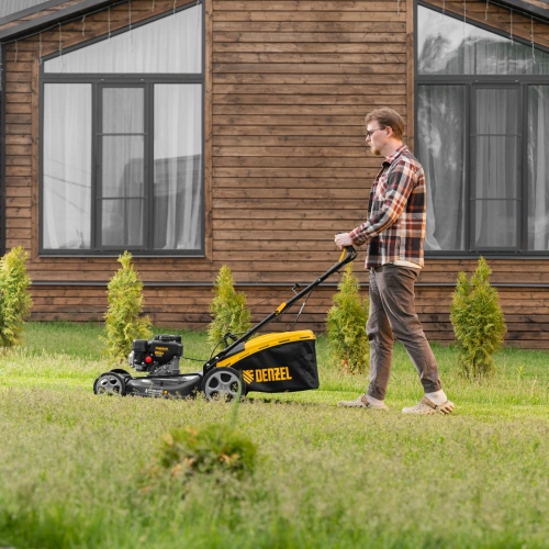 Газонокосилка бензиновая GLR-510SP-ZS, 171 см3, ширина 51 см, привод, травосборник 65 л Denzel по ценам производителя в Екатеринбурге с доставкой по всей России