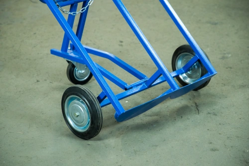 Тележка для баллонов пропан + кислород TOR ТГК-П, 2 баллона (250 резина + 160 поворотное) по ценам производителя в Екатеринбурге с доставкой по всей России