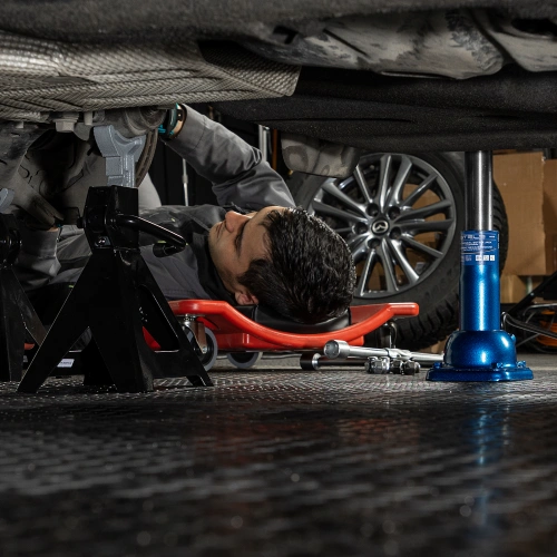 Домкрат механический бутылочный, 2 т, h подъема 210-495 мм, домкрат, ручка Stels купить в Москве с доставкой по всей России | ProtosMarket.ru