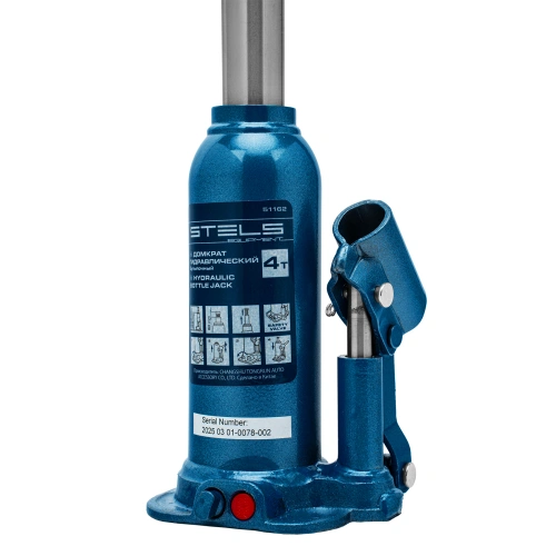 Домкрат гидравлический бутылочный, 4 т, h подъема 188-363 мм Stels по ценам производителя в Екатеринбурге с доставкой по всей России