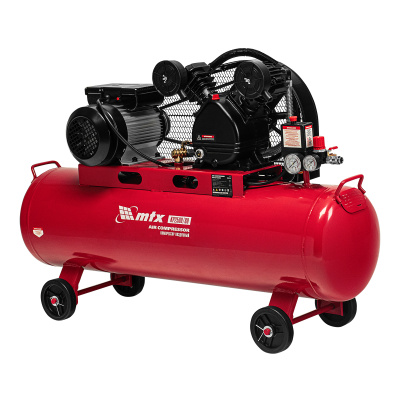 Компрессор воздушный ременный привод КР2500/80, 2,5 кВт, 80 литров, 420 л/мин МТХ по ценам производителя в Екатеринбурге с доставкой по всей России