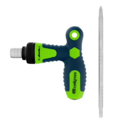 Отвертка реверсивная Т-образная комбинированная PH2/SL6, CrV Сибртех по ценам производителя в Екатеринбурге с доставкой по всей России