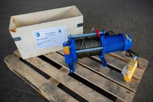 Лебедка электрическая  500 кг 100 м с канатом 220 В TOR KCD по ценам производителя в Екатеринбурге с доставкой по всей России