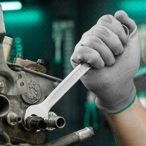 Ключ комбинированный, 19 мм, CrV, антислип Stels по ценам производителя в Екатеринбурге с доставкой по всей России