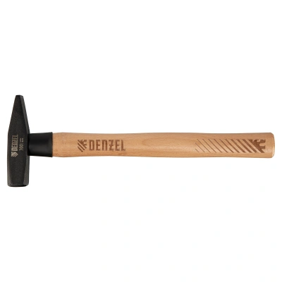 Молоток слесарный, 300 г, кованый квадратный боек, буковая рукоятка Denzel по ценам производителя в Екатеринбурге с доставкой по всей России
