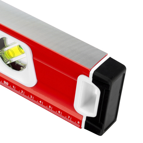 Уровень алюминиевый, магнит, фрезерованный, 3 глазка (1 зеркальный) двухкомпонентные рукоятки, 1000 мм Matrix по ценам производителя в Екатеринбурге с доставкой по всей России