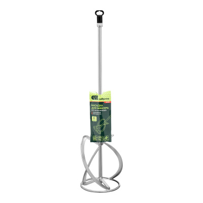 Насадка для миксера, для легких растворов, 140 х 590 мм, оцинкованная, хвостовик резьба М14 Сибртех по ценам производителя в Екатеринбурге с доставкой по всей России