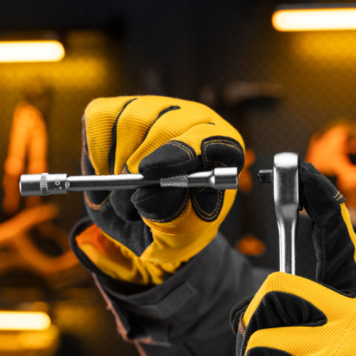 Ключ-трещотка 1/4", 90 зубьев, с быстрым сбросом, CrV Denzel по ценам производителя в Екатеринбурге с доставкой по всей России