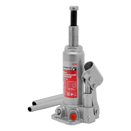 Домкрат гидравлический бутылочный, 2 т, высота подъема 181-345 мм Matrix по ценам производителя в Екатеринбурге с доставкой по всей России