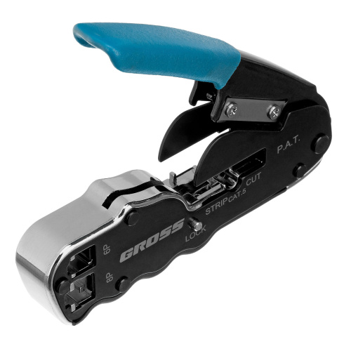 Клещи для обжима телефонных и компьютерных клемм RJ45, 8P и RJ11/12, 6P, компактный размер, CAT5 Gross по ценам производителя в Екатеринбурге с доставкой по всей России