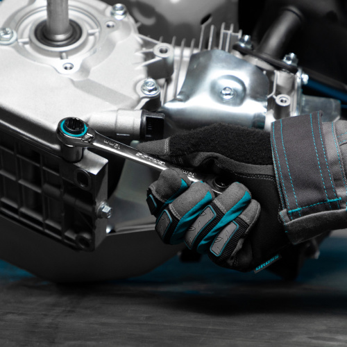 Набор ключей накидных с трещоткой, 8-19 мм, 2 шт, многоразмерные, реверсивные, CrV Gross по ценам производителя в Екатеринбурге с доставкой по всей России