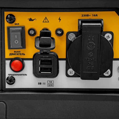 Генератор инверторный GS-1100iF, 1,1 кВт, 230 В, ручной старт DENZEL по ценам производителя в Екатеринбурге с доставкой по всей России