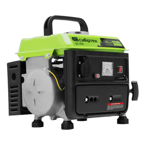 Генератор бензиновый БС-950, 0.8 кВт, 230 В, 2-х тактный, 4 л, ручной стартер Сибртех по ценам производителя в Екатеринбурге с доставкой по всей России