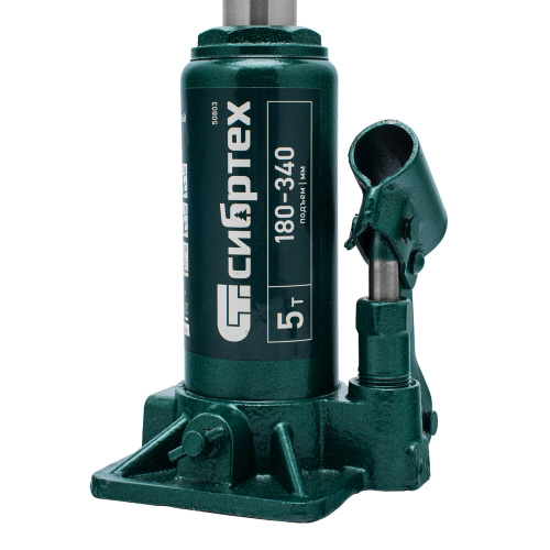 Домкрат гидравлический бутылочный, 5 т, 180-340 мм Сибртех по ценам производителя в Екатеринбурге с доставкой по всей России