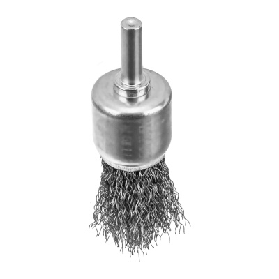 Набор щеток для дрели, 2 Плоские 50-75мм, 3 Чашки 25-50-75мм, шпилька,  нерж.вит. проволока Denzel по ценам производителя в Екатеринбурге с доставкой по всей России