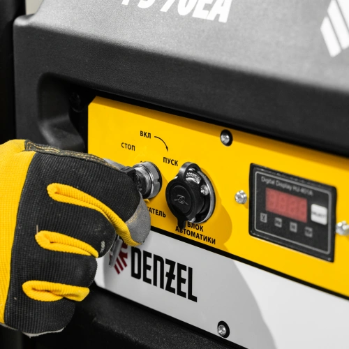 Генератор бензиновый PS 70 EA, 7.0 кВт, 230 В, 25 л, коннектор автоматики, электростартер Denzel по ценам производителя в Екатеринбурге с доставкой по всей России