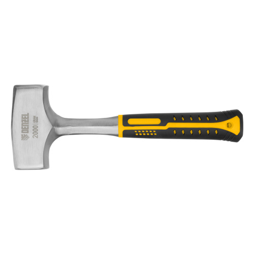 Кувалда 2 кг, цельнометаллическая, двухкомпонентная рукоятка Denzel по ценам производителя в Екатеринбурге с доставкой по всей России
