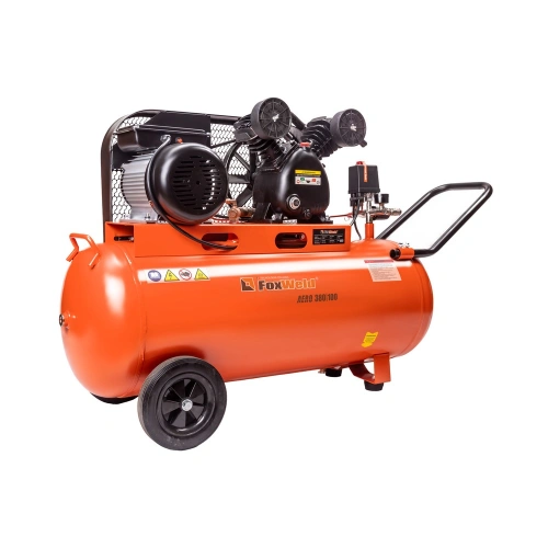 Компрессор масляный ременной AERO 380/100 купить в Москве с доставкой по всей России | ProtosMarket.ru